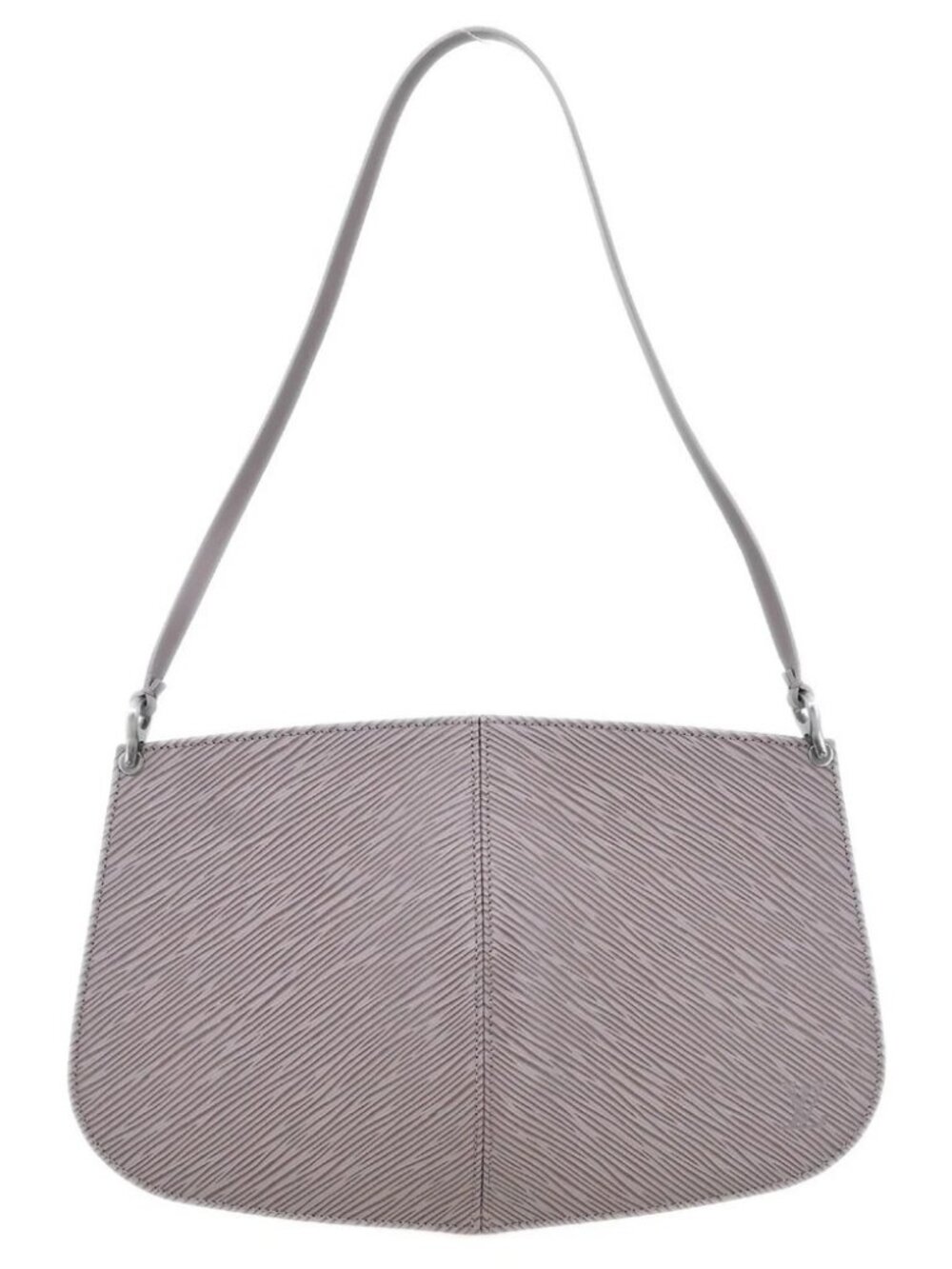 Louis Vuitton Purple Epi Pochette Demi-lune Handbag